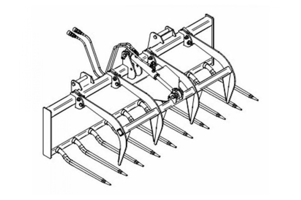 Paladin Attachments | Manure Forks | Model Manure Forks for sale at White's Farm Supply