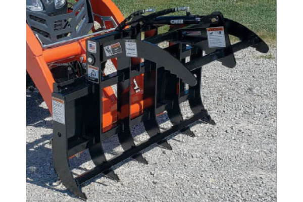 Worksaver | Sub-Compact Tractor Mini Tine Grapple | Model SCG-48S for sale at White's Farm Supply