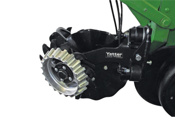 Yetter | Planter-Mount Row Cleaner Combos | 2940-010 Air Adjust™ Coulter/Row Cleaner Combo for sale at White's Farm Supply